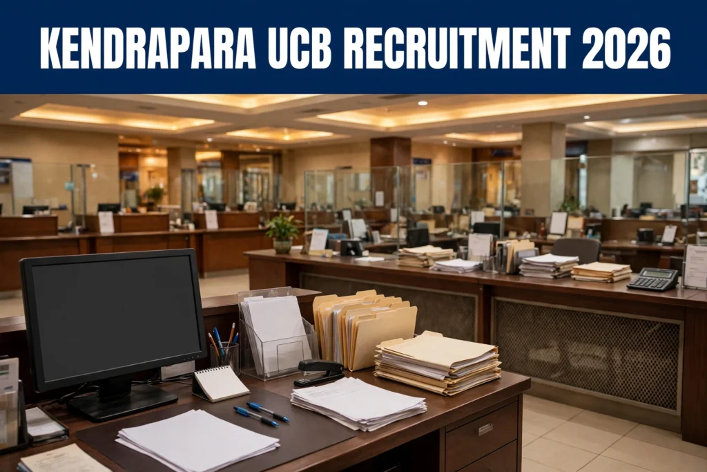 Kendrapara UCB Recruitment 2026 Manager Assistant Manager vacancy details