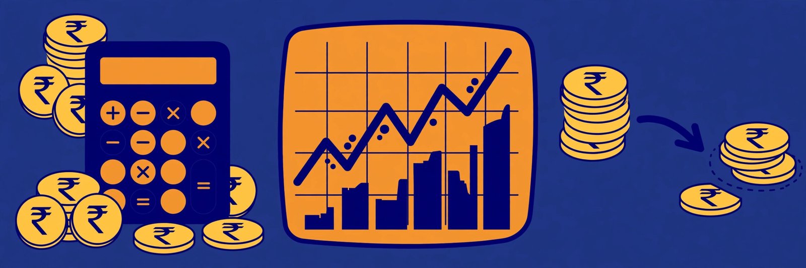 Capital gains tax — nivesh ke labh par tax ka illustration