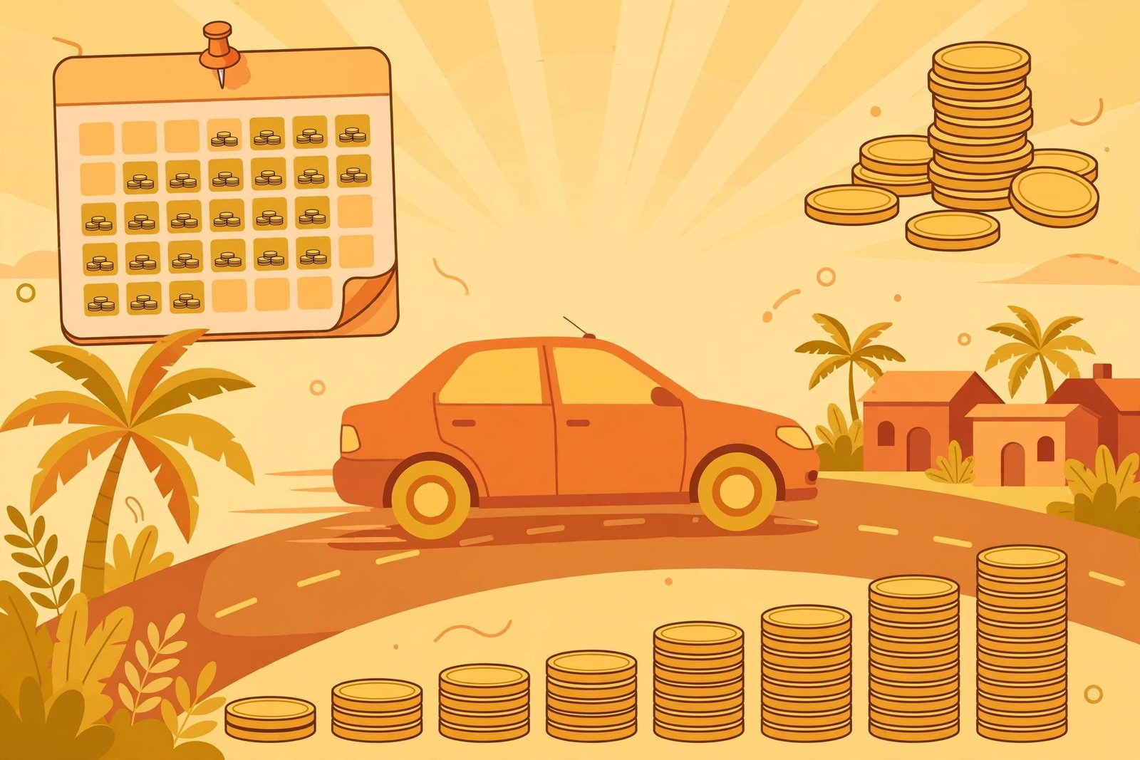 Car loan EMI ka illustration