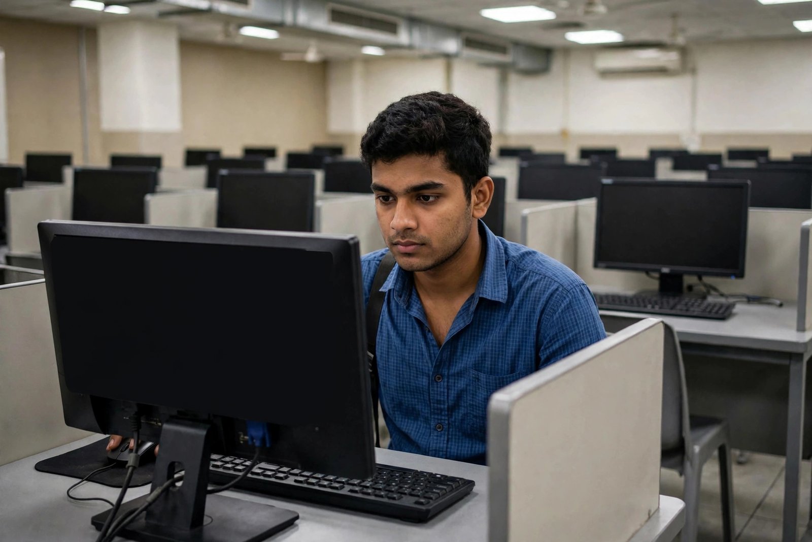 RRB Paramedical Exam Date 2026: CBT exam hall me computer par test dete candidate