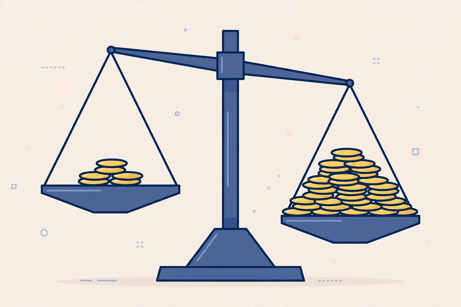 Index fund ke kam kharch ka illustration