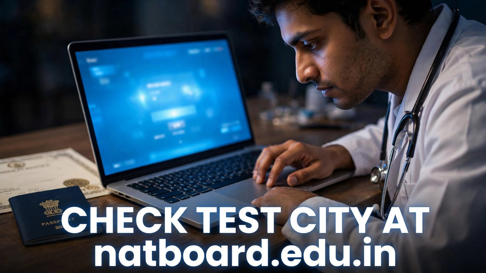 FMGE October 2026 city intimation slip download steps at natboard.edu.in login