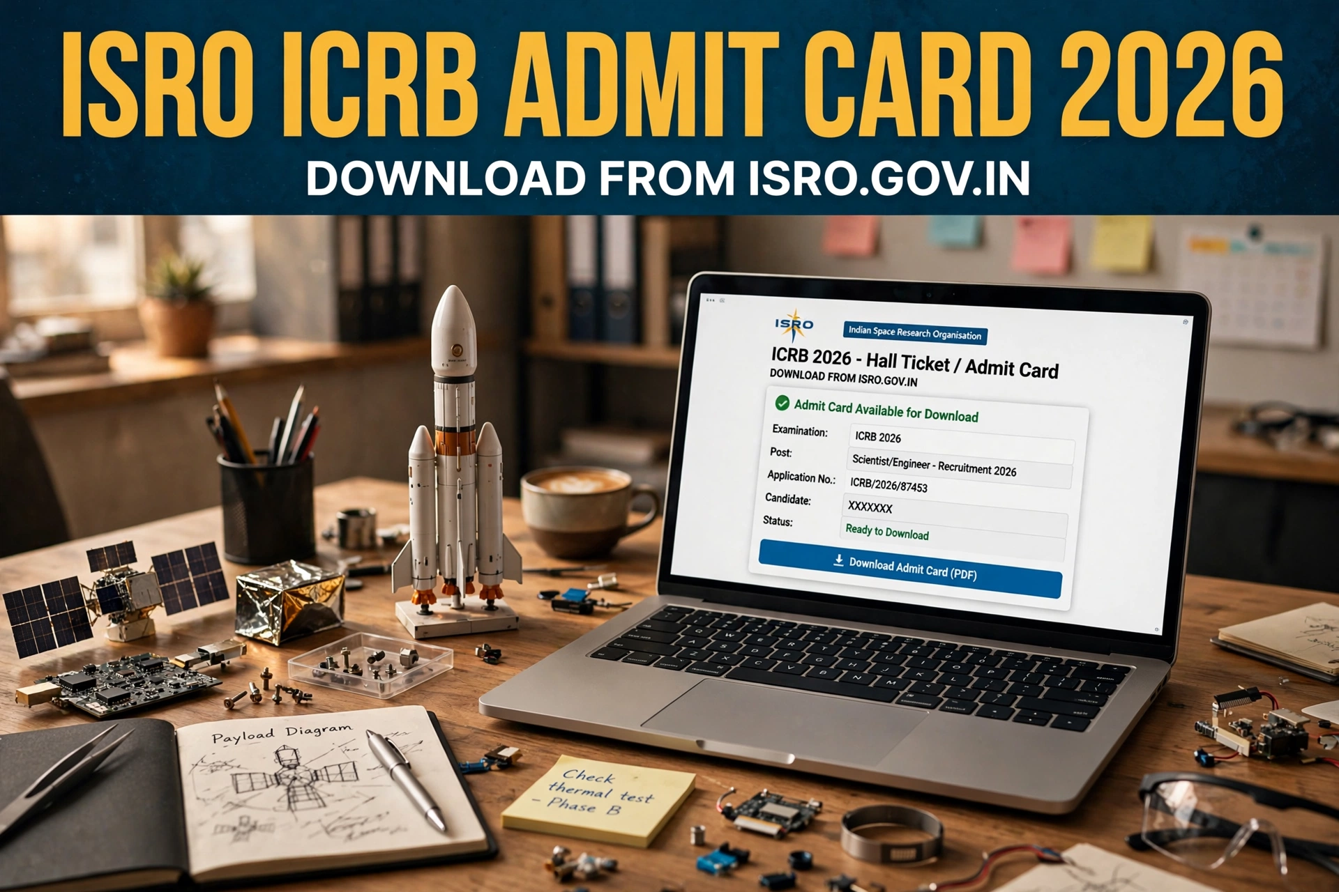 ISRO ICRB admit card 2026 download from isro.gov.in