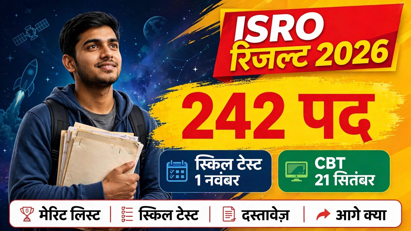 ISRO Result 2026 merit list