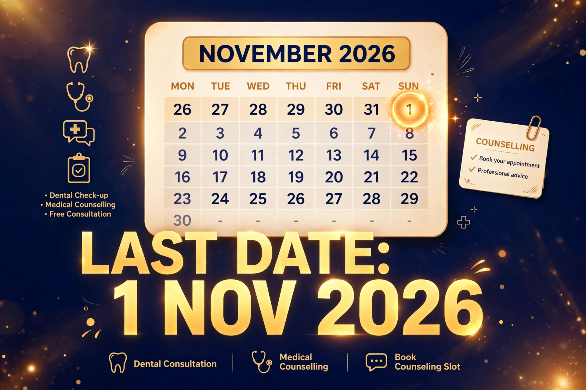 PGDAC 2026 Round 3 registration ki last date 1 November 2026