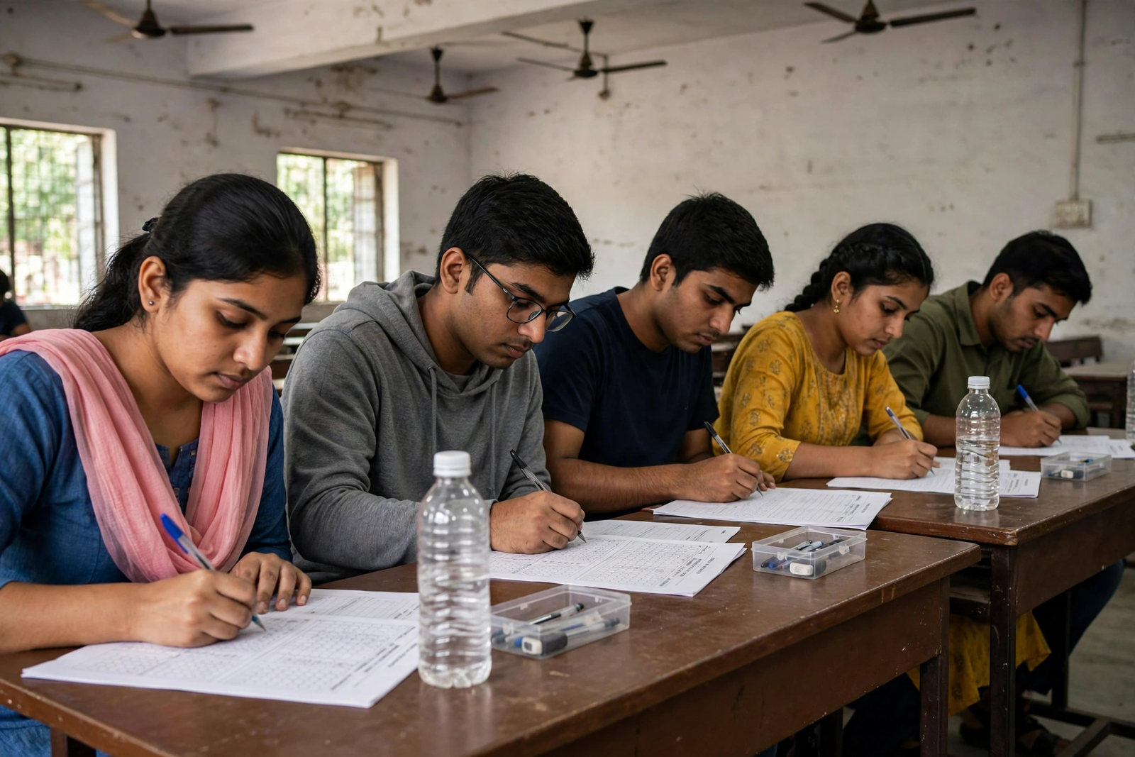 BSEB exam form 2027 — students filling Bihar Board exam forms