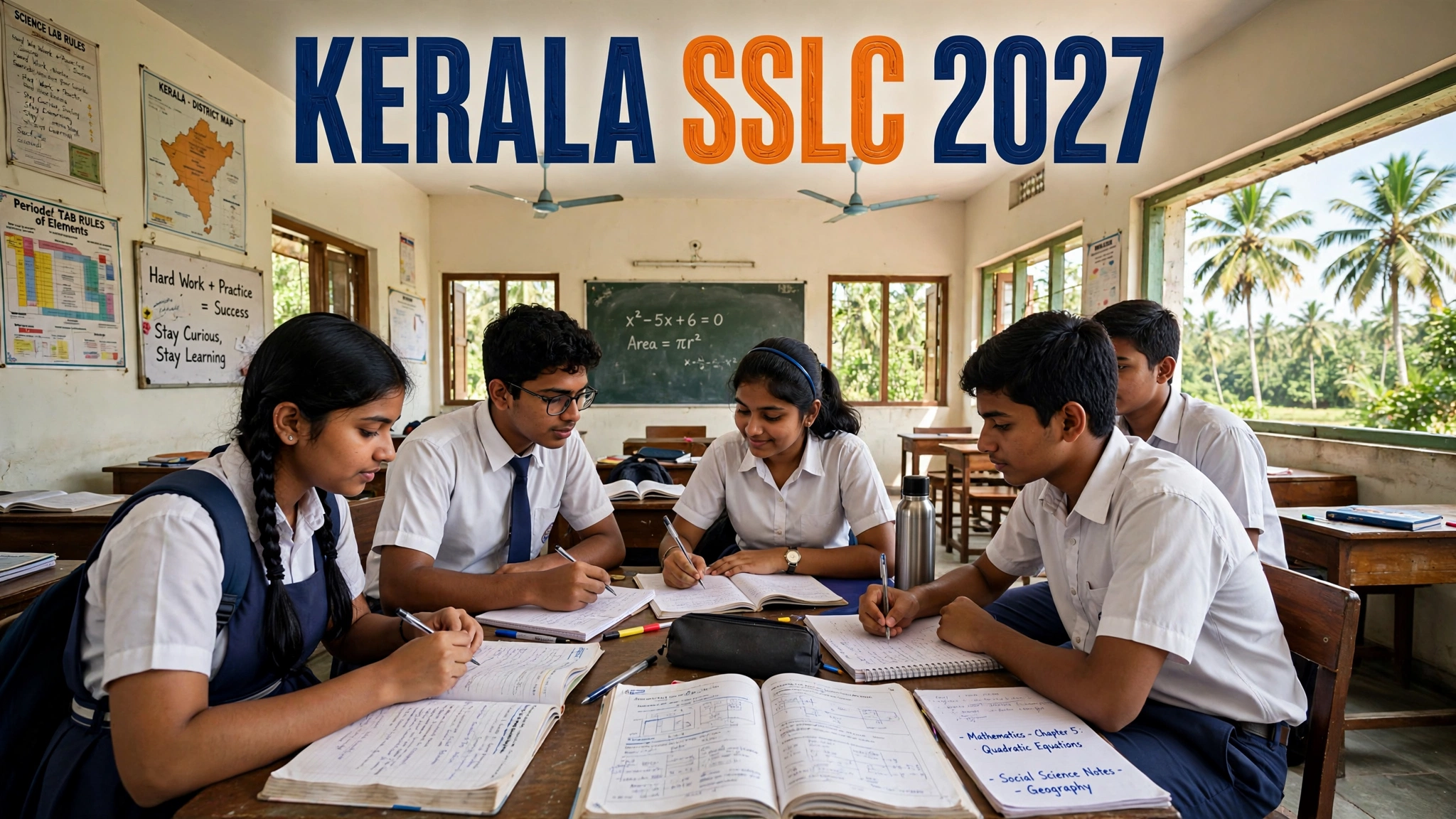 Kerala SSLC 2027 ki taiyaari karte students