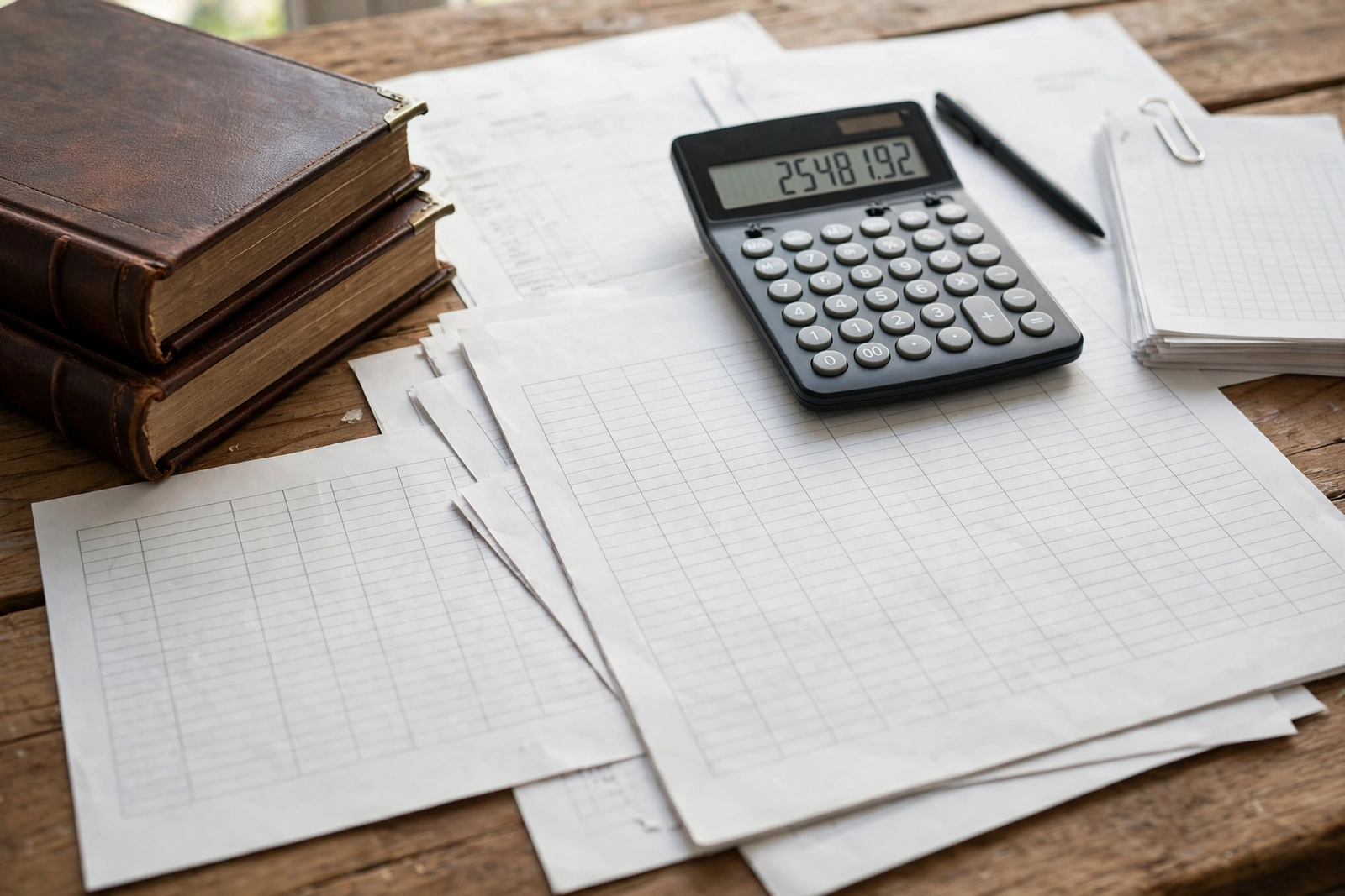 12th ke Baad — Accounts aur finance ke documents ke saath calculator