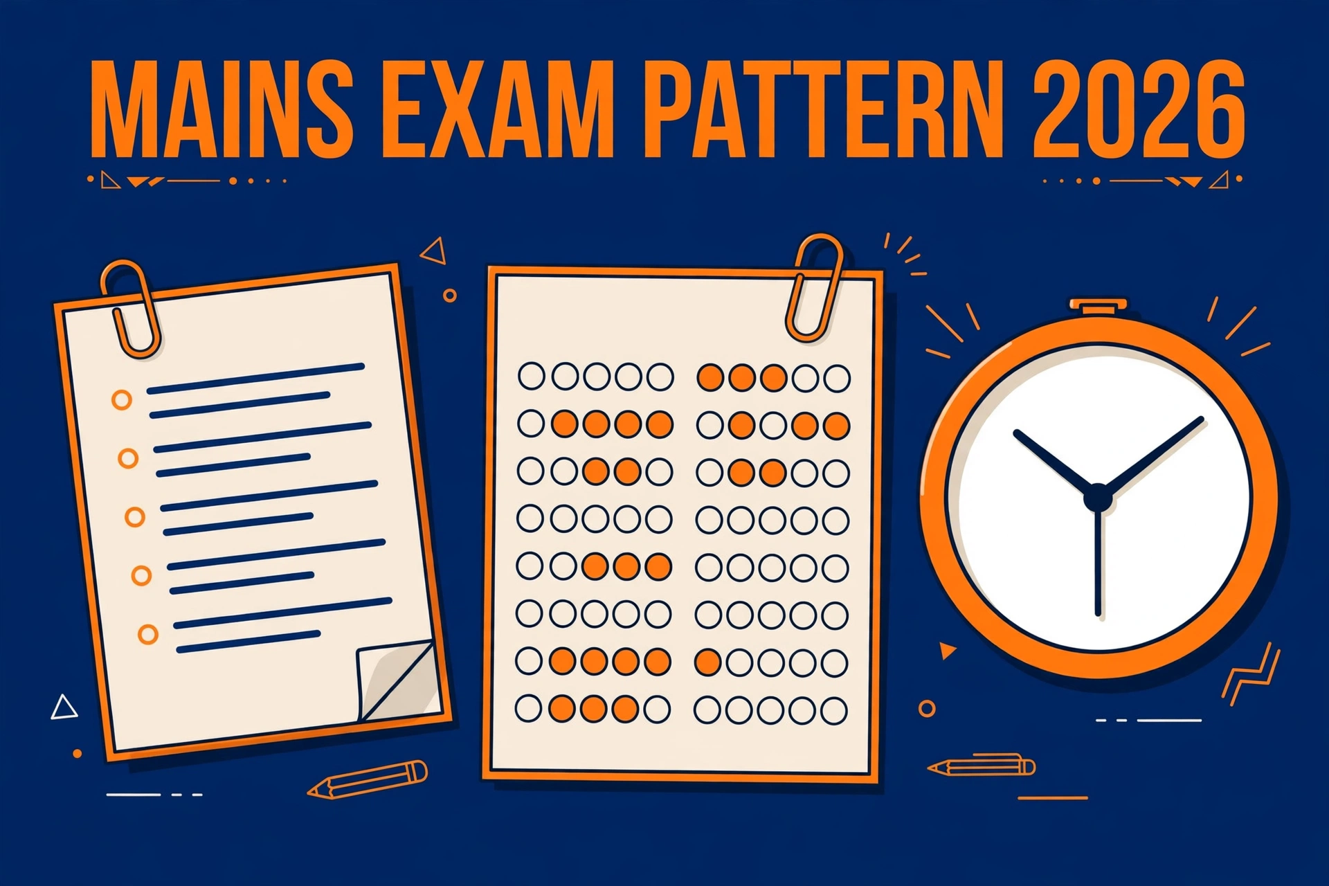 SBI Clerk Backlog Mains exam pattern 2026 — 190 questions, 200 marks, 2 hours 40 minutes
