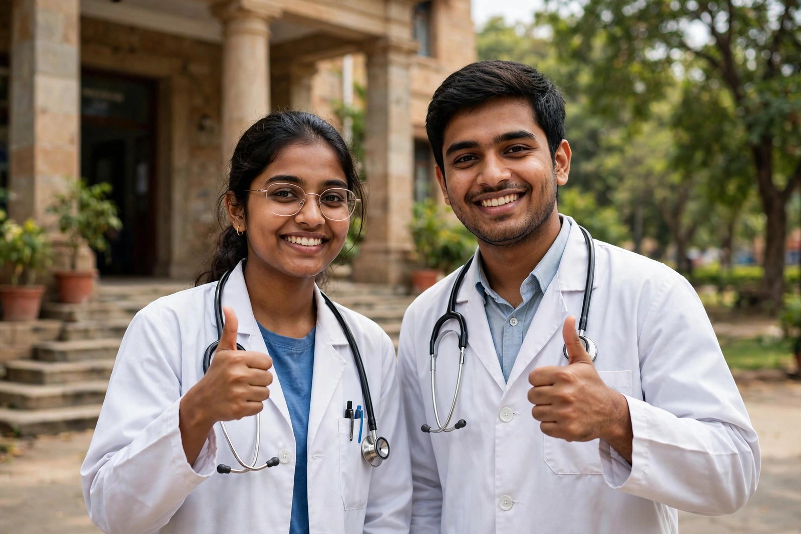 Medical students after Bihar NEET UGMAC Round 3 seat allotment 2026