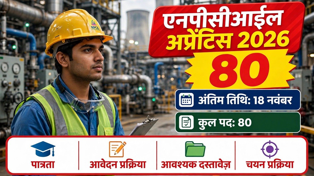 NPCIL Apprentice Recruitment 2026