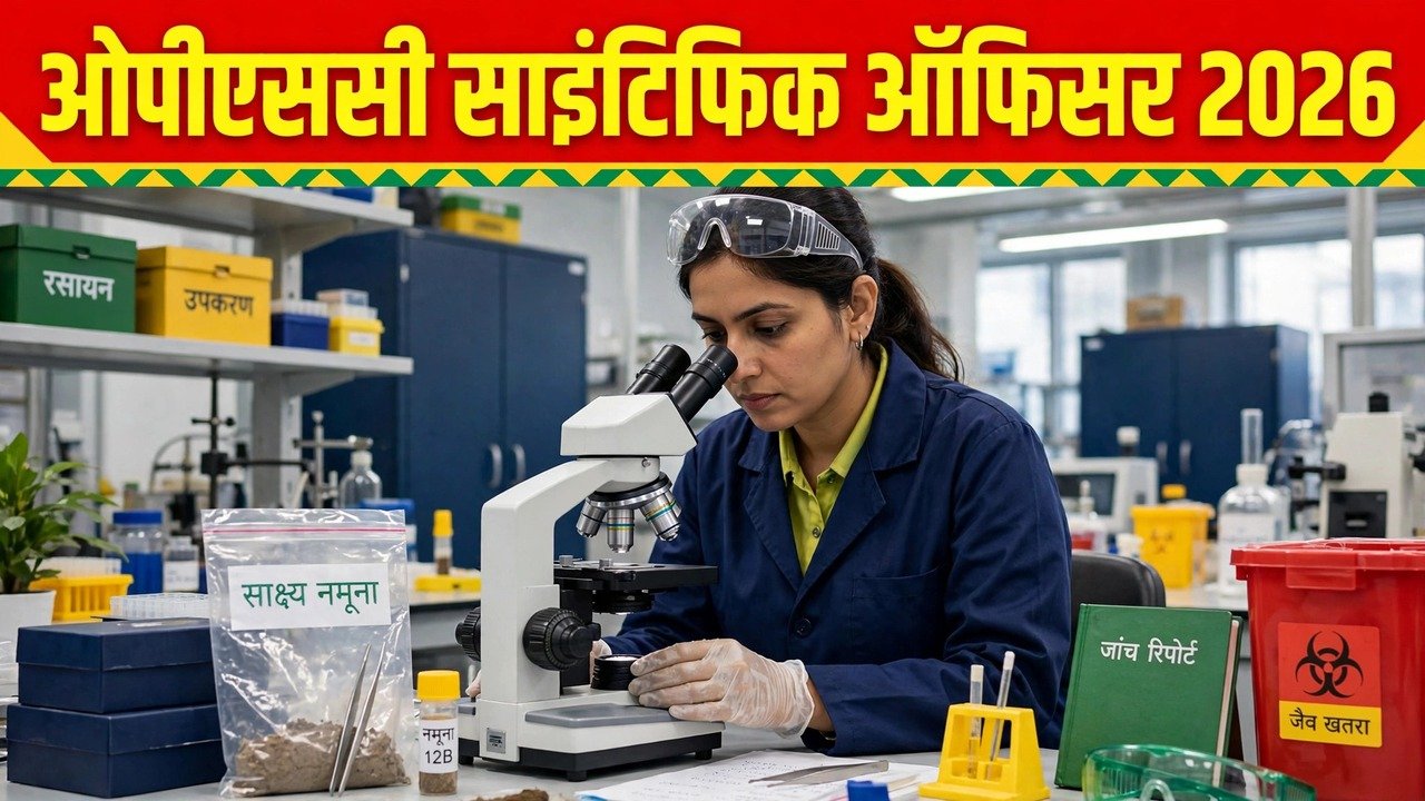 OPSC Scientific Officer Bharti 2026 eligibility PG 55 percent forensic