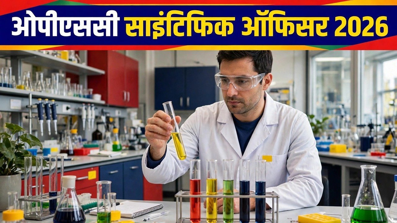OPSC Scientific Officer Bharti 2026 apply last date 26 November