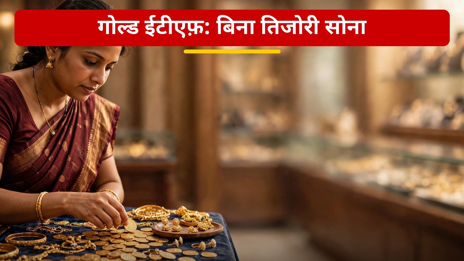 Gold ETF vs Physical Gold — gold ETF demat me bina tijori sona