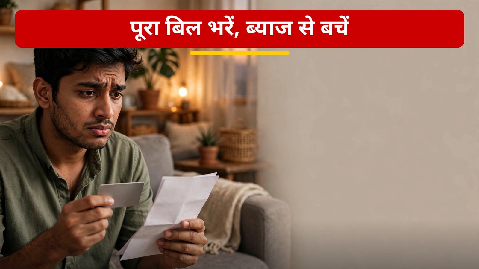 Credit Card Interest — poora bill bhugtan par zero interest