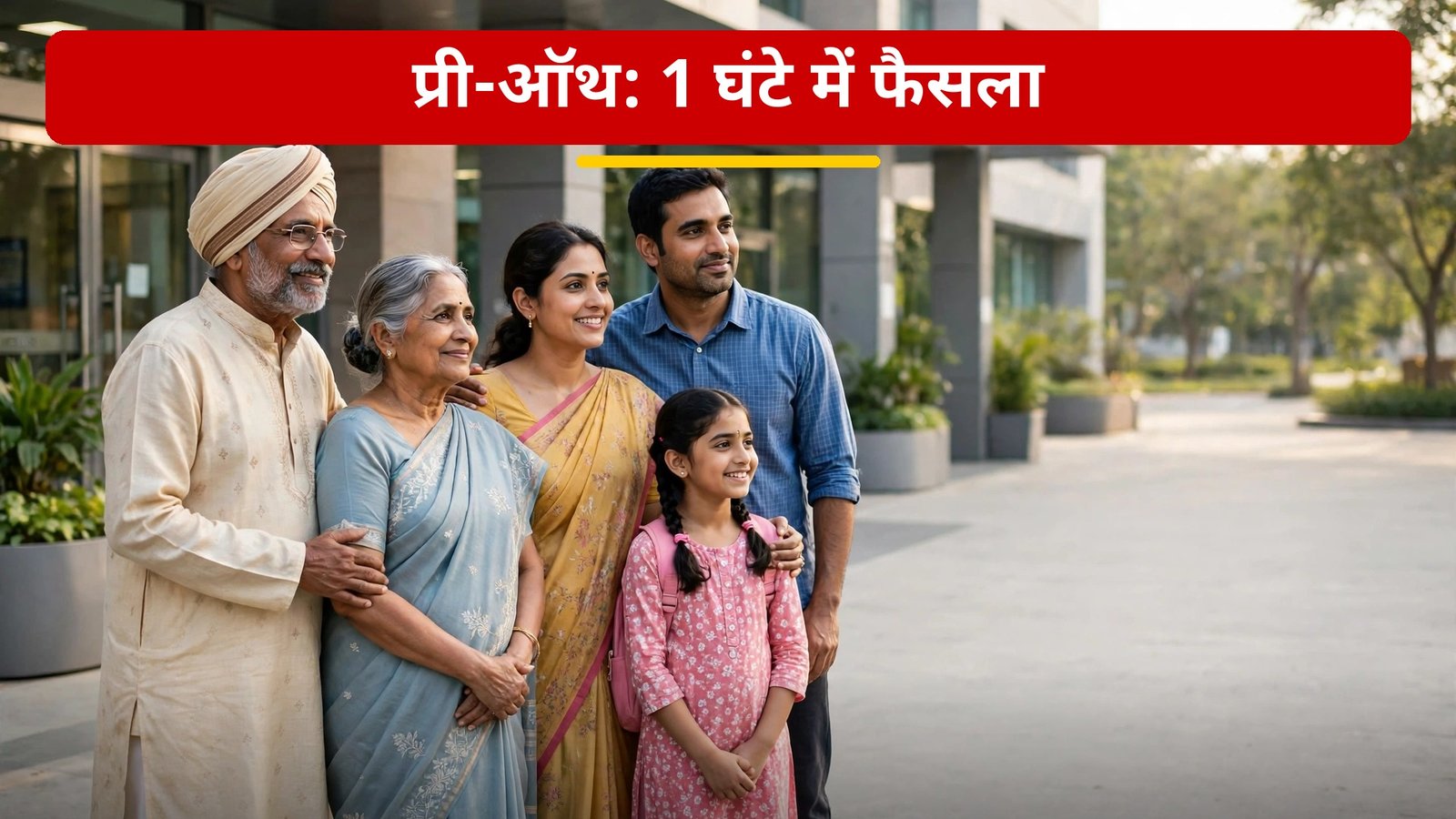 Cashless Health Insurance — pre-authorisation par 1 ghante me decision