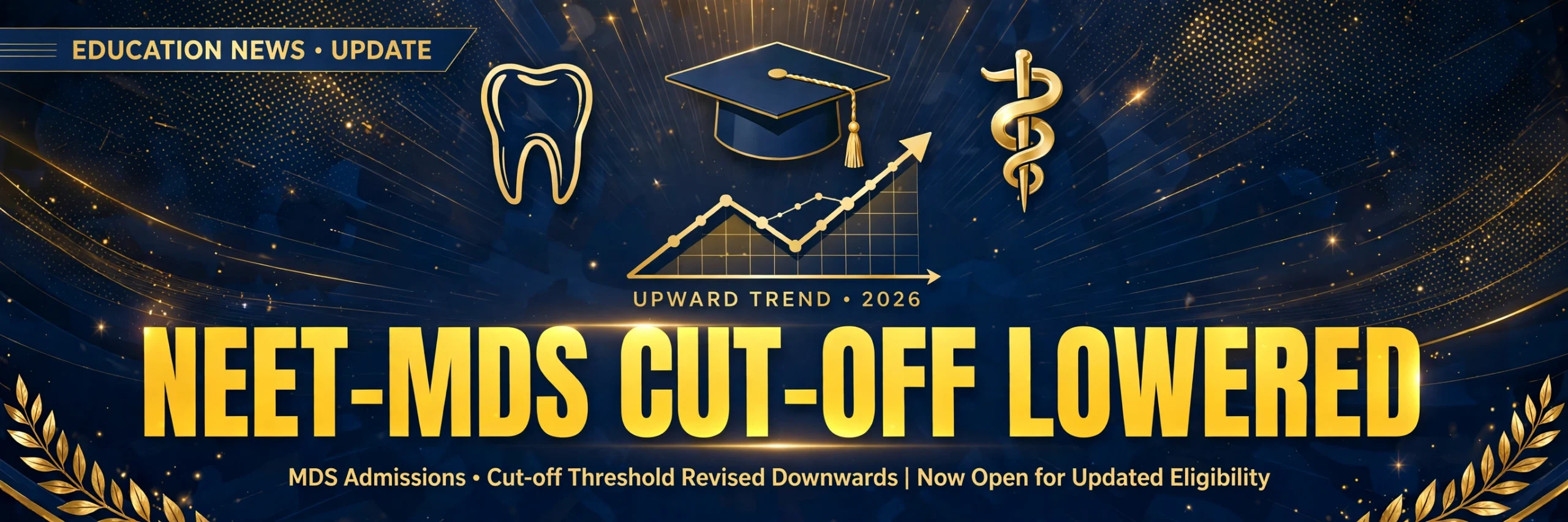 NEET-MDS 2026 ka qualifying cut-off percentile ghata diya gaya