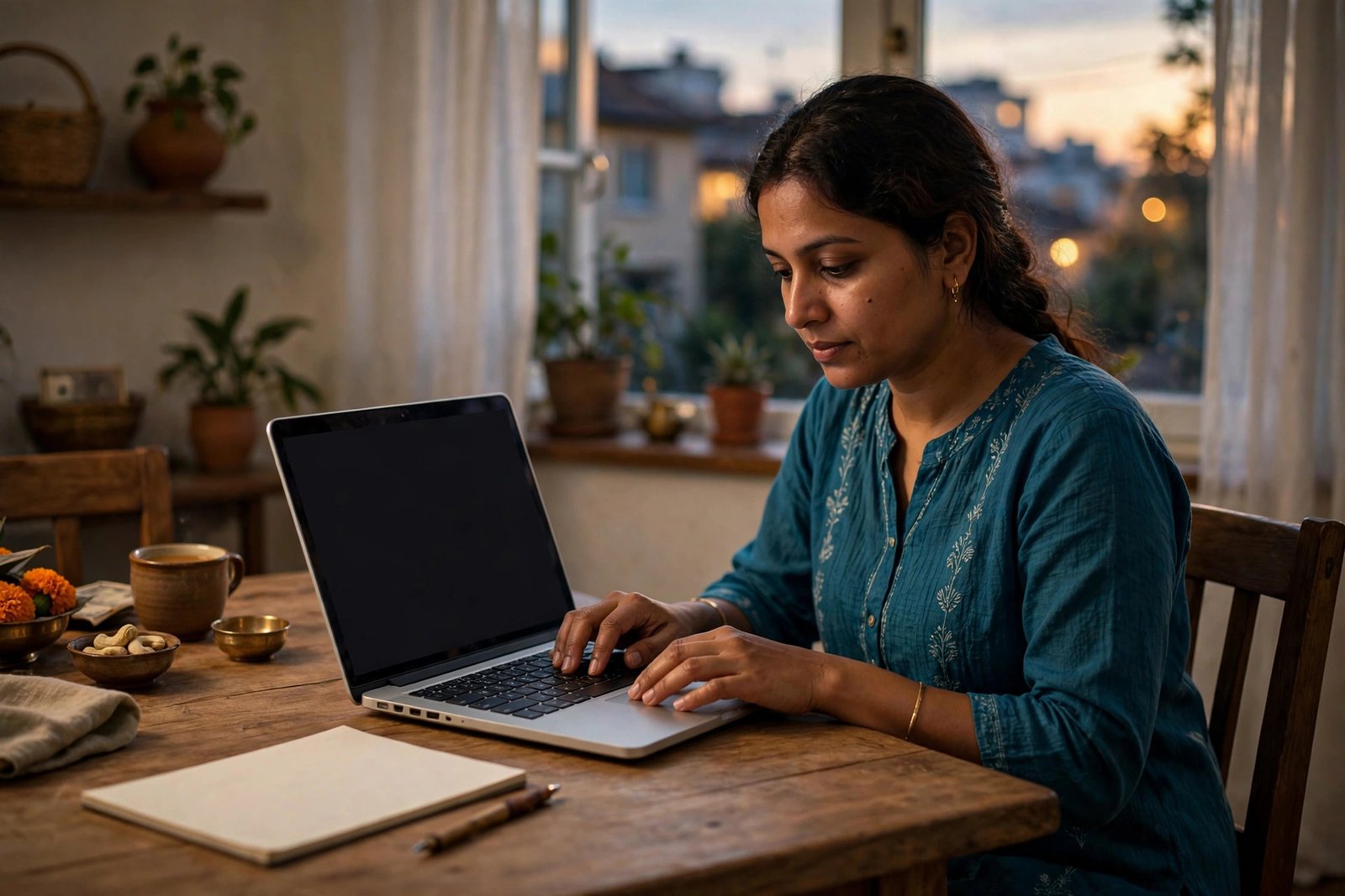 New Income Tax Act 2025 — laptop par tax filing karti mahila