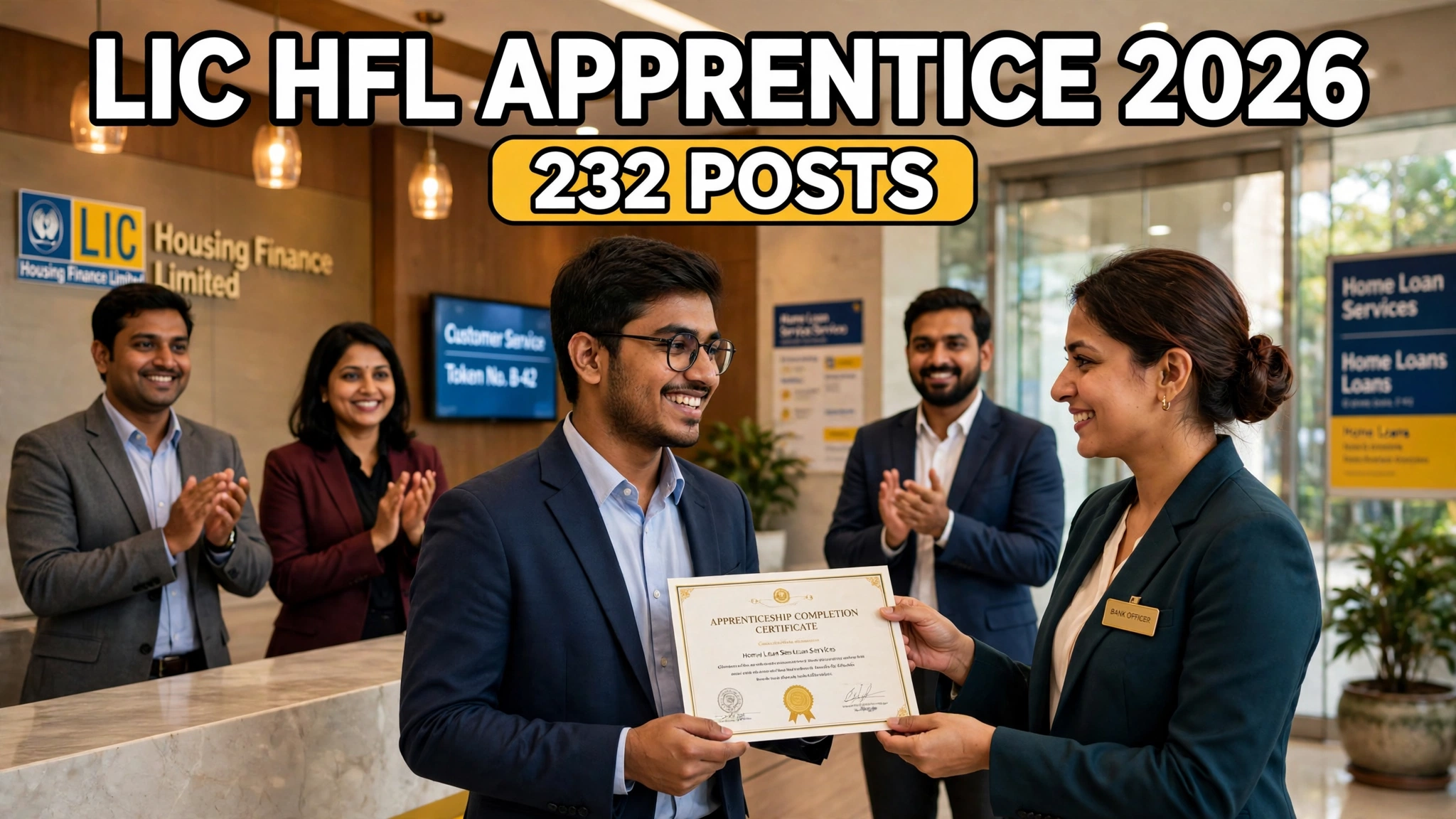 LIC HFL apprentice bharti 2026 apply process and important dates infographic