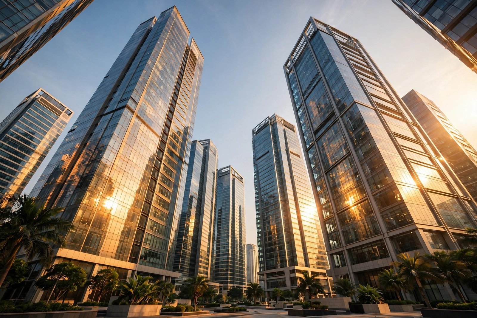 REIT kya hai — aadhunik commercial towers jinme REIT ke zariye nivesh hota hai