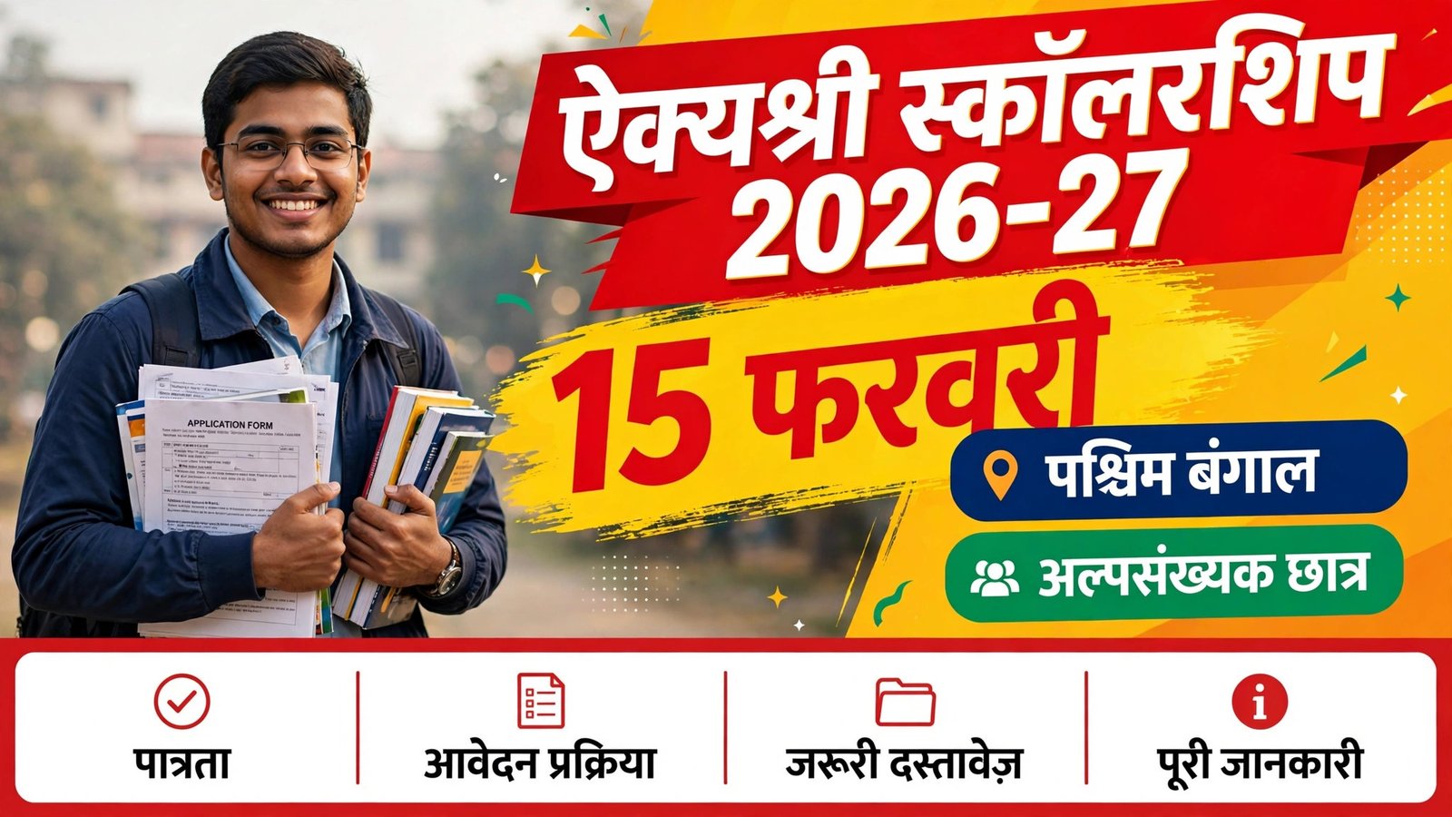 Aikyashree Scholarship 2026-27 West Bengal minority student