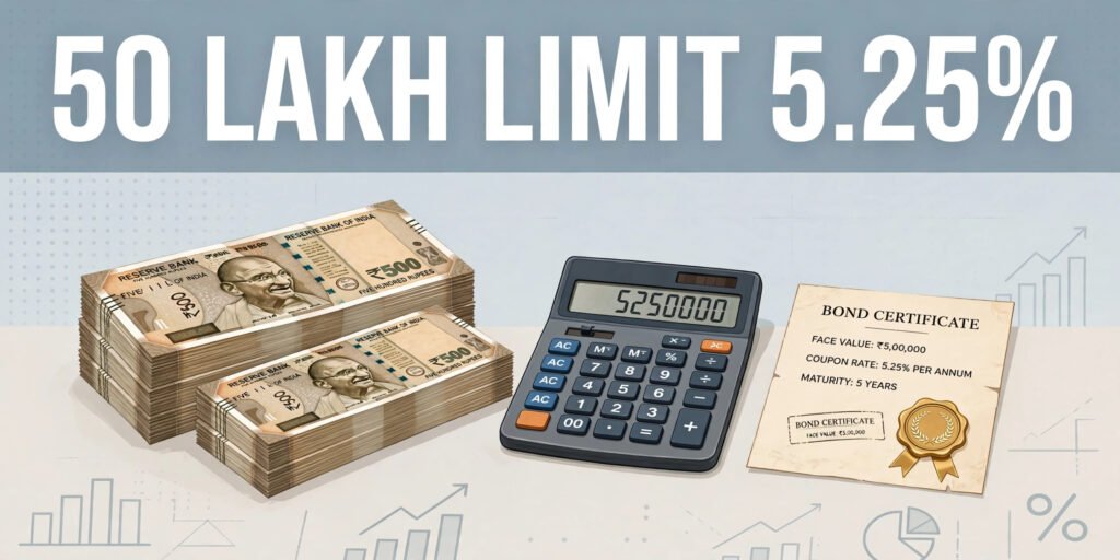 50 lakh limit 5.25% — calculator ke saath 54EC bonds return example