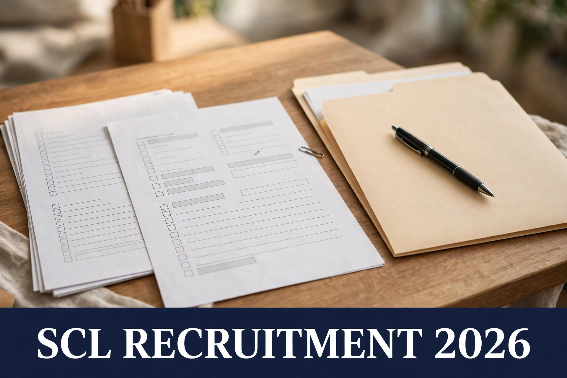 SCL Recruitment 2026 documents checklist — application ke liye zaroori kagaz