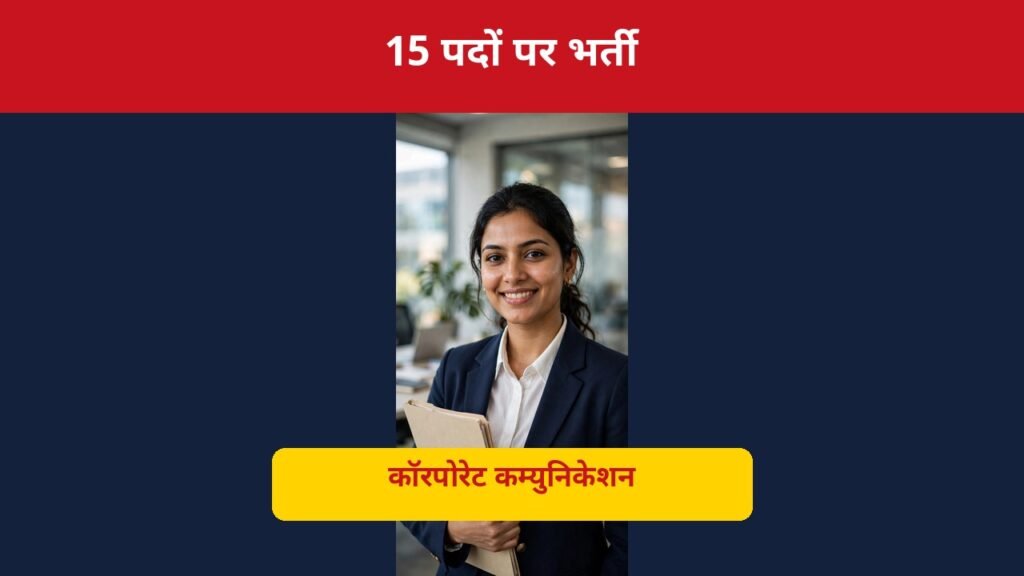 NTPC Assistant Officer Corporate Communication, 15 posts