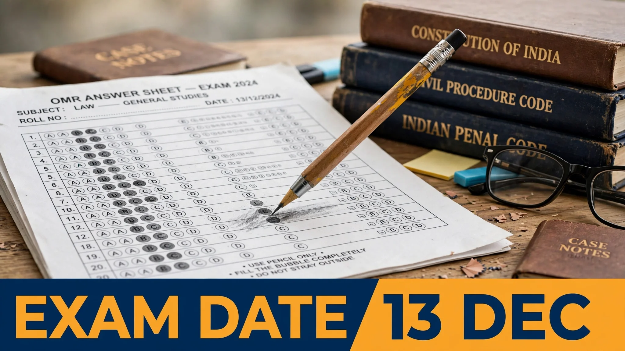 AILET 2027 exam date 13 December 2026 offline test