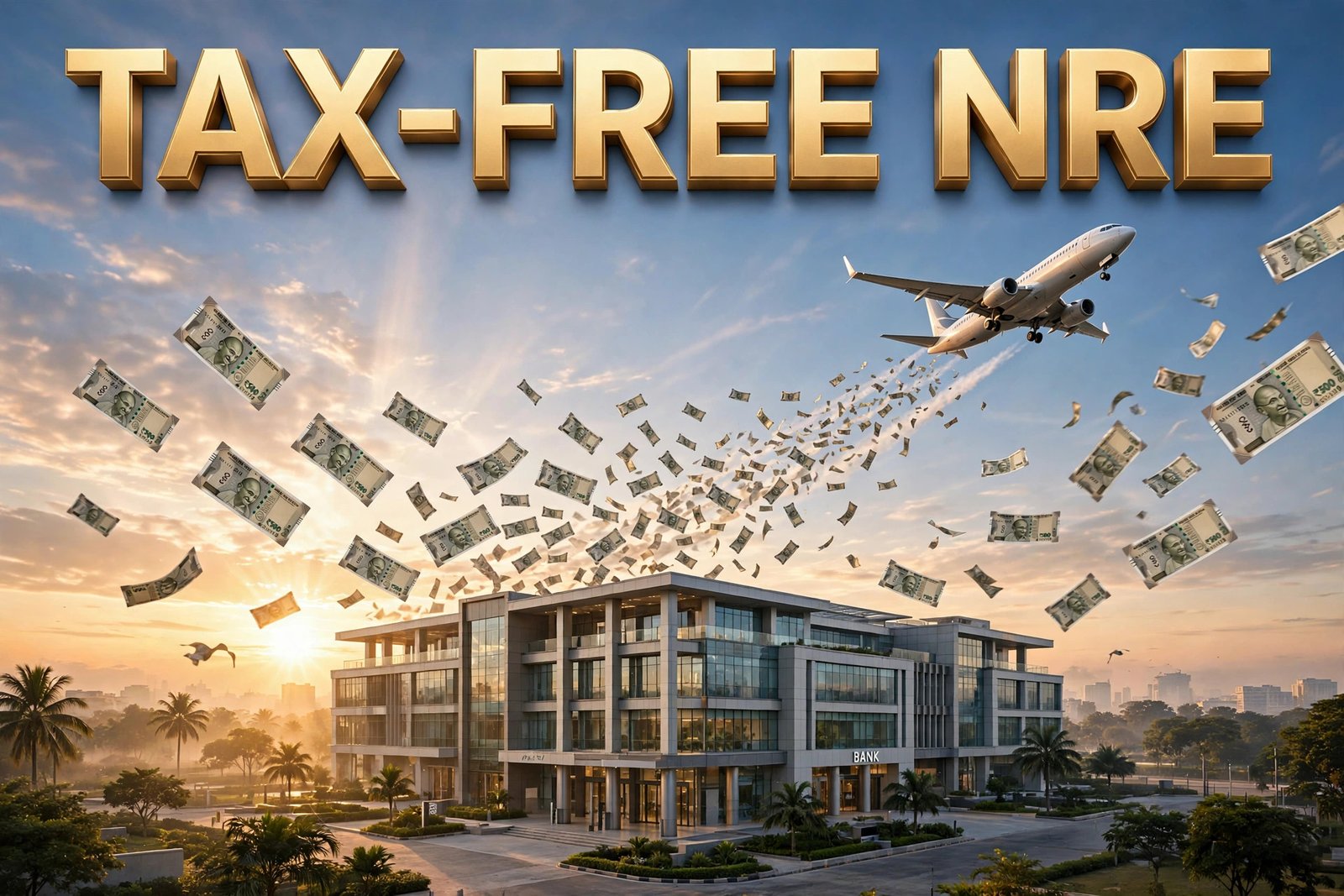 NRE vs NRO — tax-free NRE account ka concept, bank aur hawai jahaz