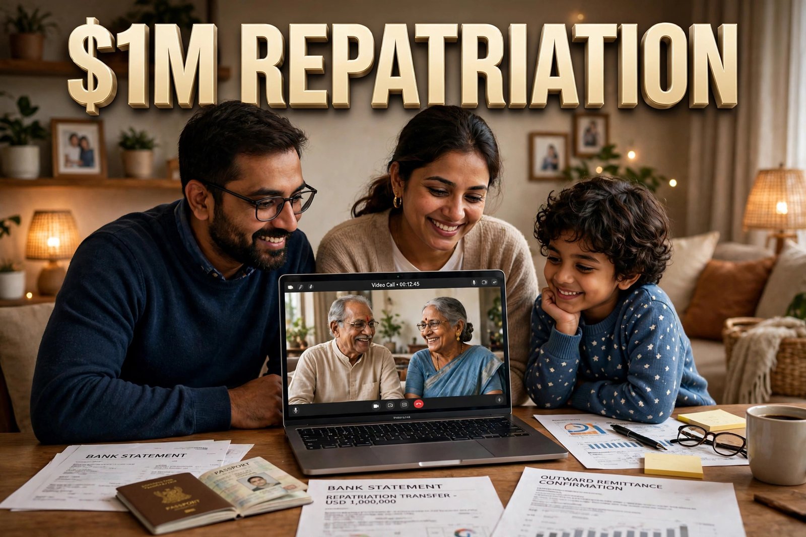 NRE vs NRO — 1 million dollar repatriation, video call par NRI parivaar