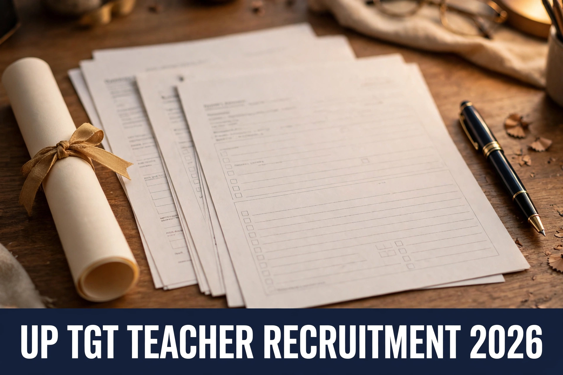 UP TGT Teacher Recruitment 2026 — degree certificate aur application form documents
