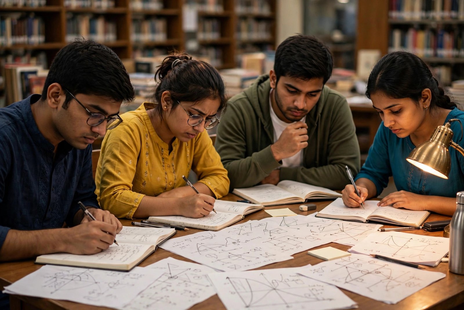 JEE Main 2027 pariksha ki taiyaari karte students