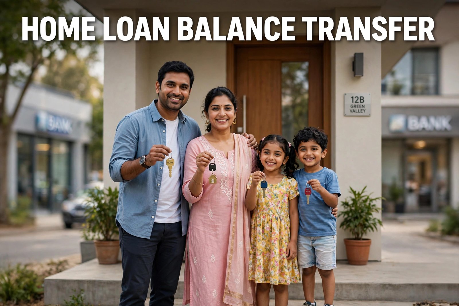 Home loan balance transfer — naya ghar aur bank switch ka concept