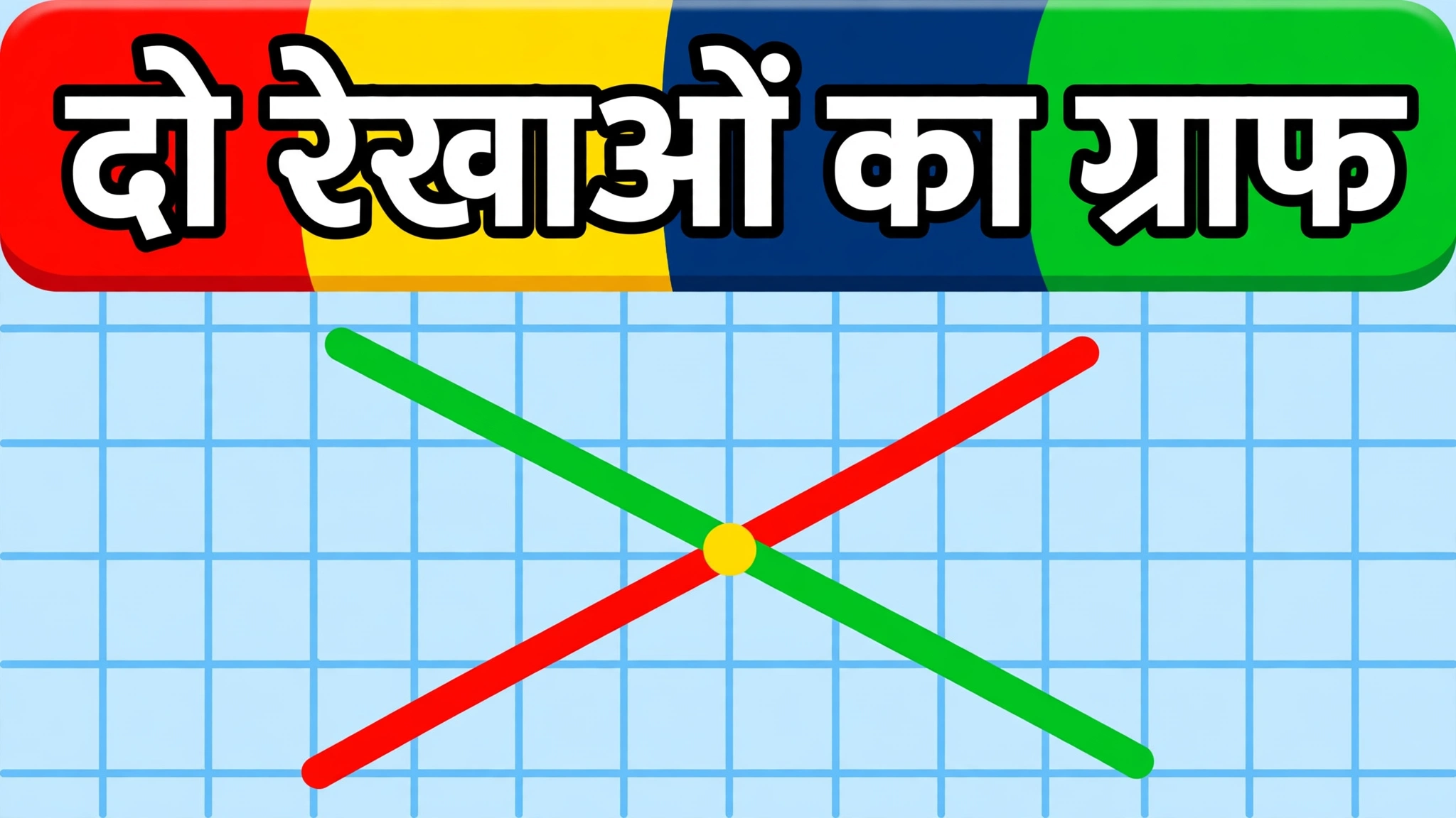 do char wale samikaran class 10 notes — graph of two intersecting lines