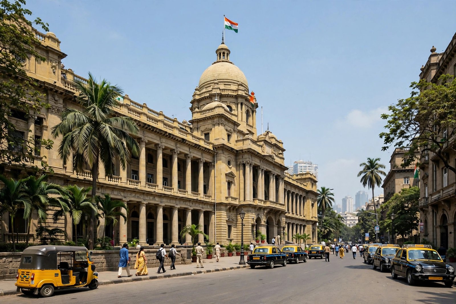 Arbitrage fund kya hai — Mumbai stock exchange building ka drishya