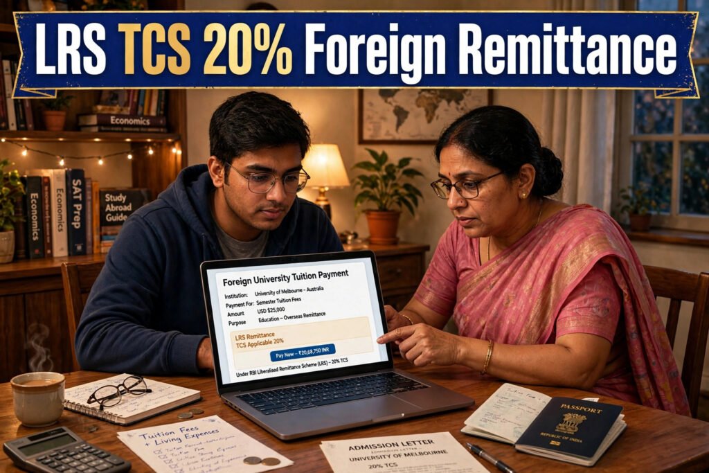 LRS limit concept — globe ke saamne Indian rupees, RBI ki saalana videsh remittance seema