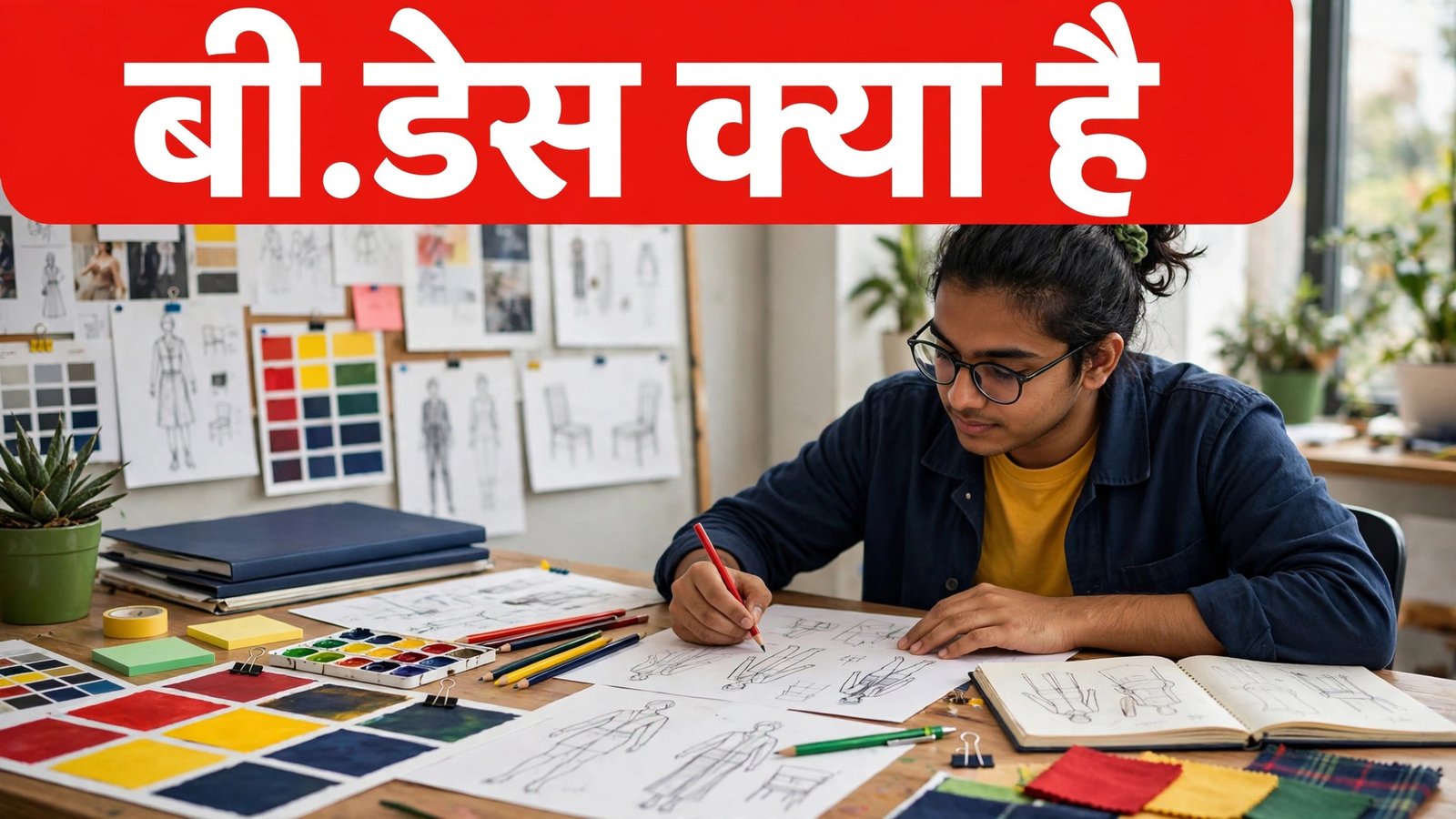 B.Des kya hai — portfolio banata design student