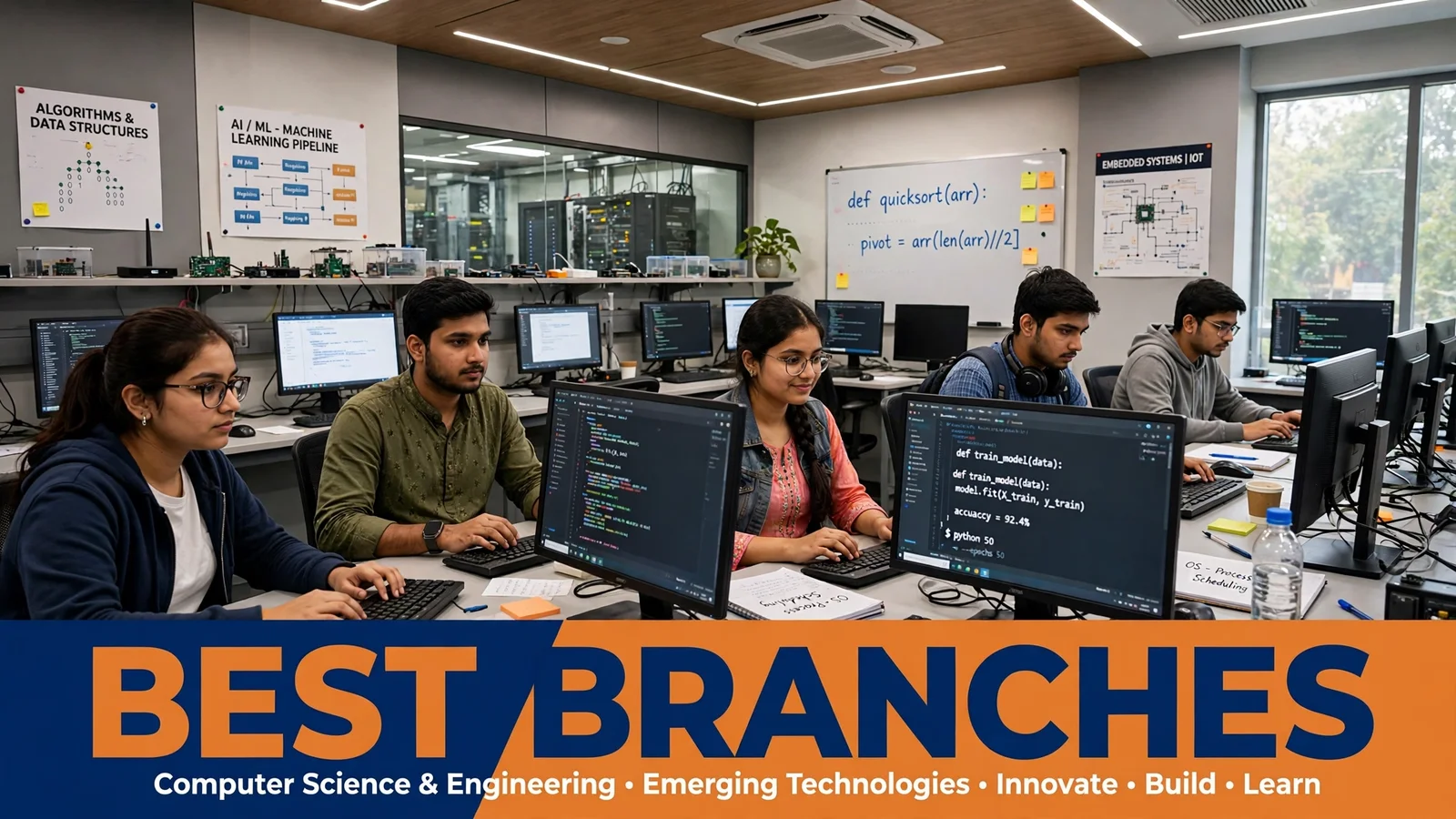 BTech best branches computer science and AI