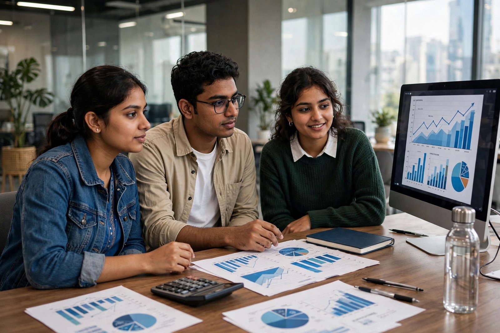 Office mein commerce students — 12th commerce career guide 2026