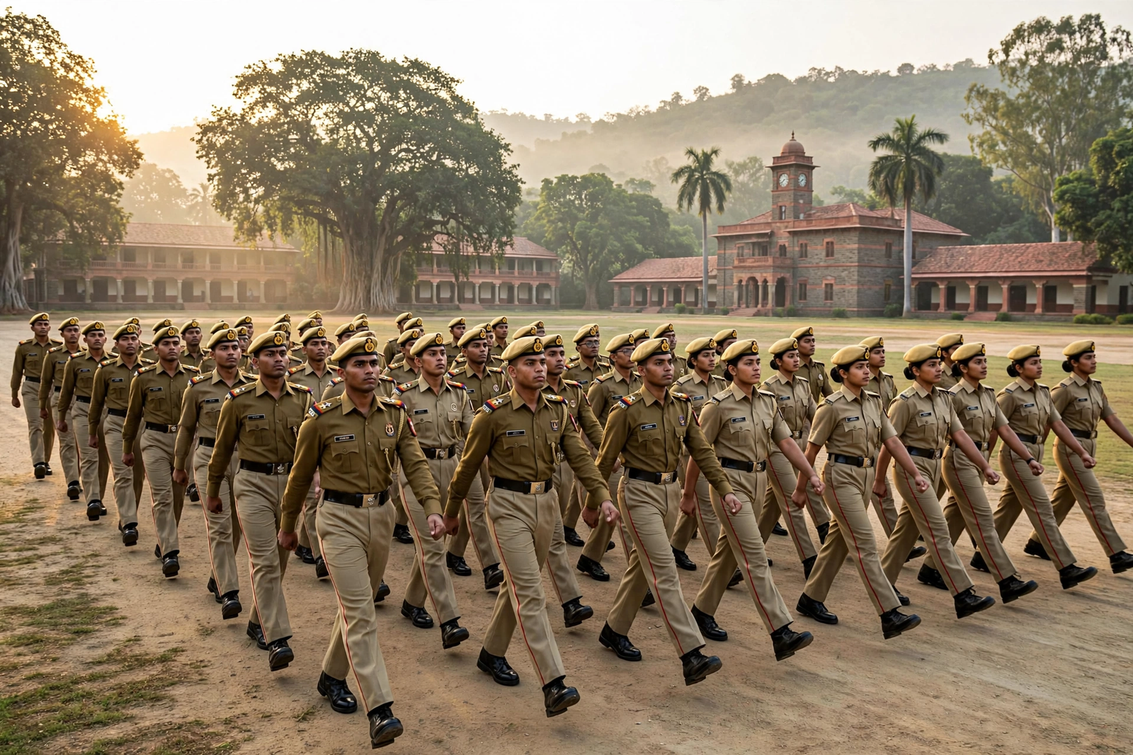 NDA mein training lete hue cadets — 12th ke baad nda