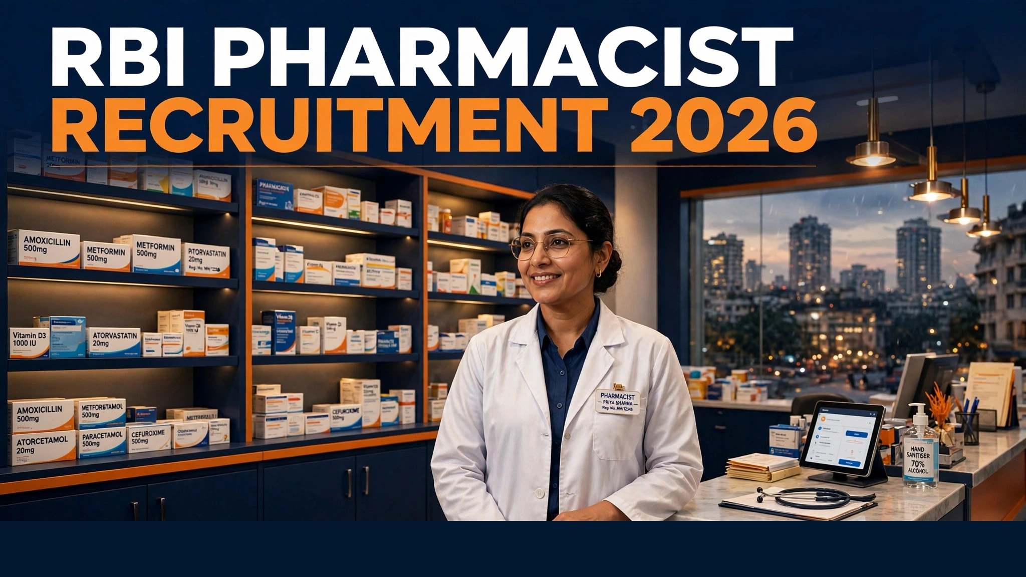 RBI Pharmacist Recruitment 2026 — Mumbai 22 posts