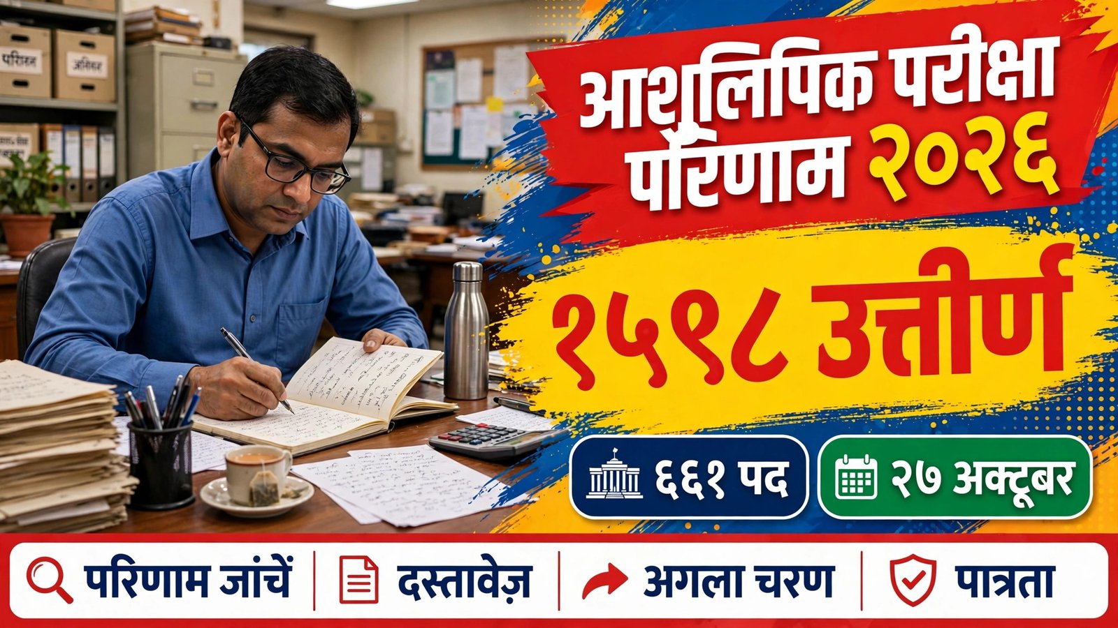 UPSSSC Stenographer Skill Test Result 2026